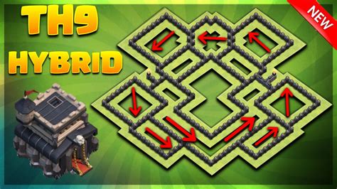 NEW INSANE! TOWN HALL 9 HYBRID BASE DESIGN 2017-TH9 HYBRID STRATEGY ...