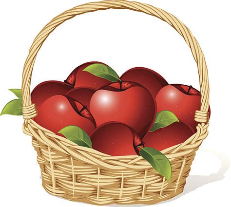 Apple Basket Illustrations, Royalty-Free Vector Graphics & Clip Art ...