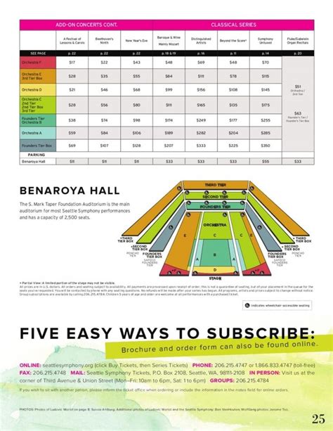 Awesome benaroya hall seating chart di 2020