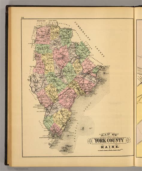 Map Of York County Maine - Maping Resources