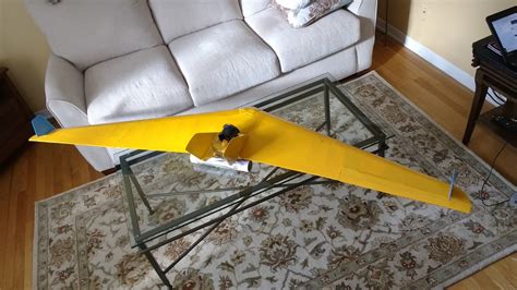 RC Flying Models: EDF Powered Klingberg Flying Wing Glider