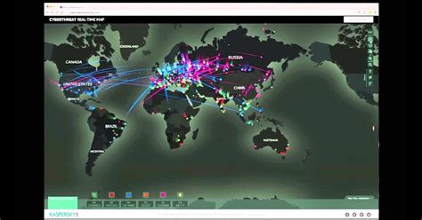 Real-Time Cyber Attack Threat Map - Cyber Security Memo