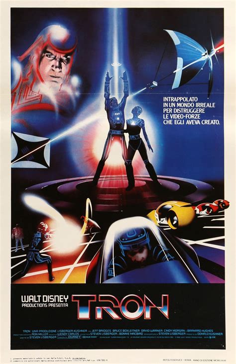 Tron (1982) | Movie posters, Movie posters vintage, Tron