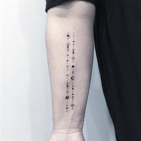 ️Morse code ️ | Friend tattoos, Wedding band tattoo, Geometric tattoo