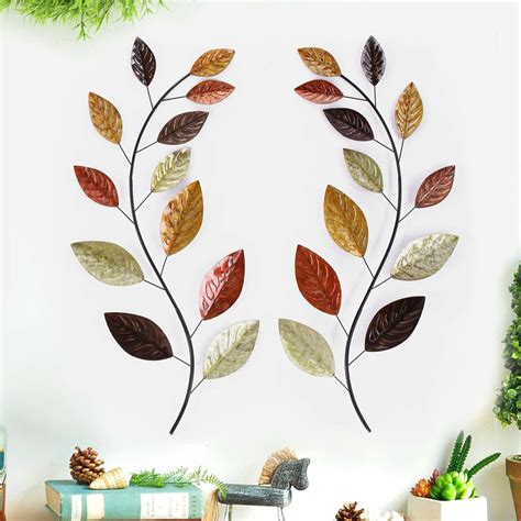 Metal Leaf Wall Decor - Foter