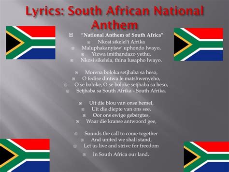 PPT - The South African National Anthem PowerPoint Presentation - ID ...