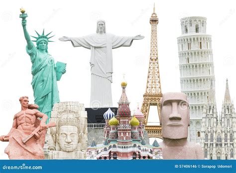 World Monuments Collage Royalty-Free Stock Photo | CartoonDealer.com #80432145