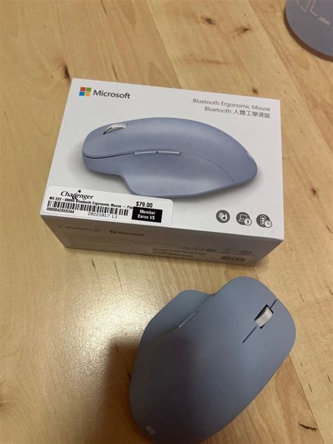 Microsoft Bluetooth Ergonomic Mouse - Pastel Blue, Computers & Tech ...