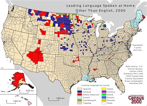 The most frequently spoken languages at home in the United States, after English. (xpost r ...