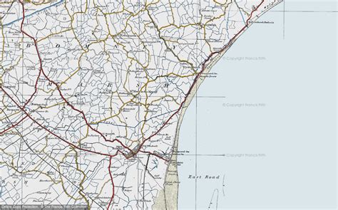 Old Maps of Romney, Hythe and Dymchurch Railway, Kent