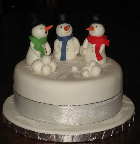 Let Them Eat Cake: Three Snowmen