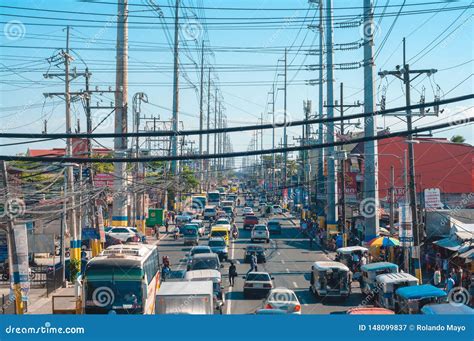 Bacoor, Cavite, Philippines - Several Grab Delivery Drivers Wait Near ...