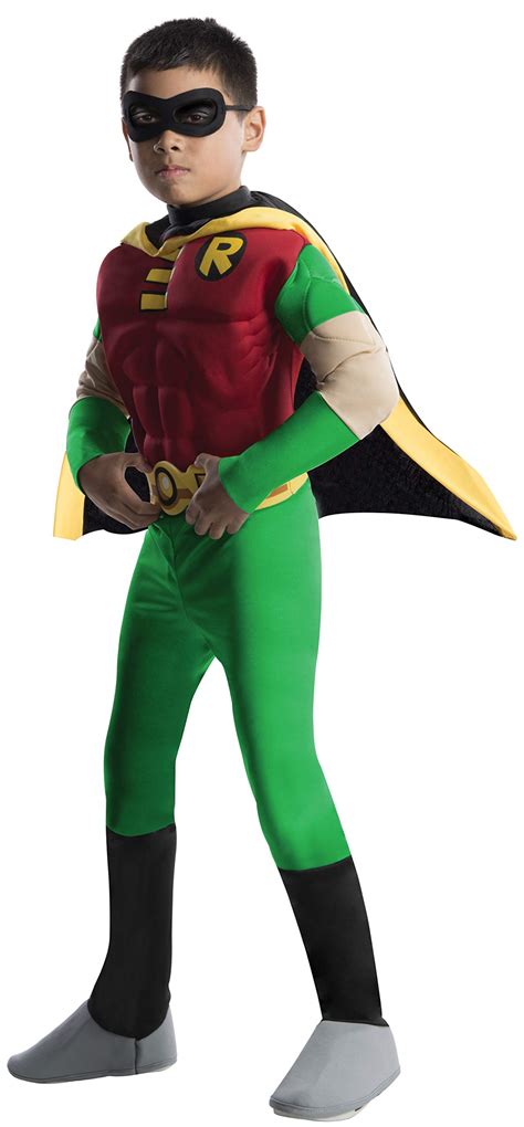 Buy Rubies DC Comics Teen Titans Deluxe Muscle Chest Robin Costume ...