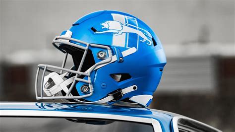 The Detroit Lions Are Wheeling Out a New Helmet, With Shades of the Past