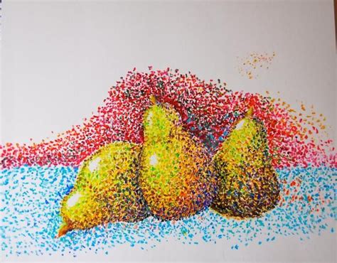 Pointillism, Pointalism art, Teaching art