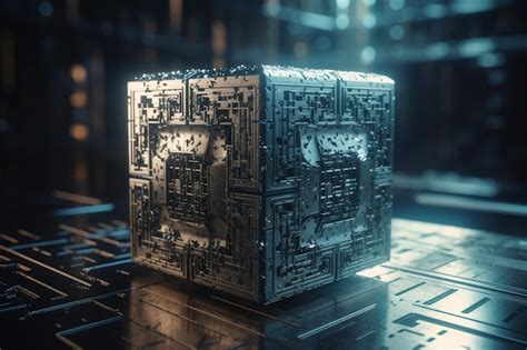 Premium AI Image | A cube with the number 5 on it