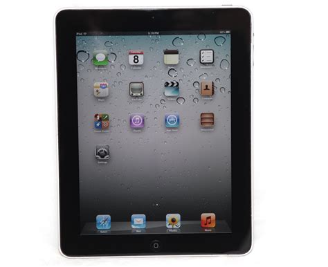 Apple iPad 1st Generation Black 16GB MB292LL A1219 5.1.1 (9B206) WiFi ...