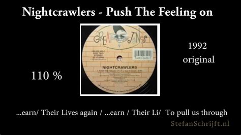 Lyrics explained: Push The Feeling On - Nightcrawlers - YouTube