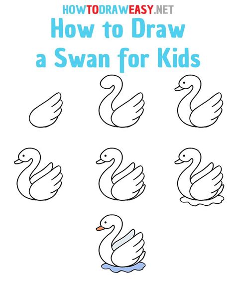 How To Draw Swan Drawing | Images and Photos finder