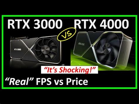 RTX 4000 vs RTX 3000 - Real FPS (Rasterization) Performance vs Price Comparison is Shocking ...