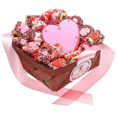 Romantic Gifts - Romantic Gourmet Cookies Gift Basket by Gift Baskets Etc