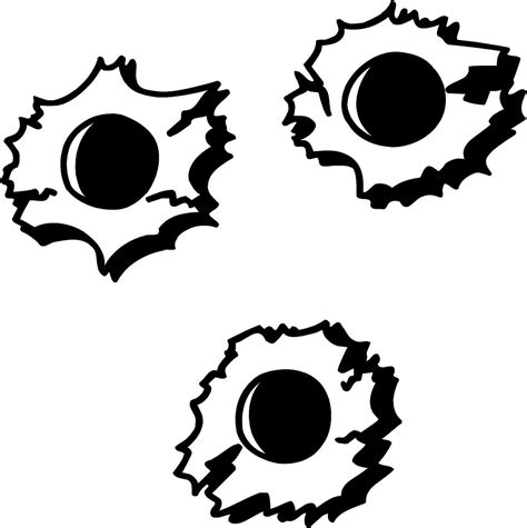 Pictures Of Bullet Holes - ClipArt Best