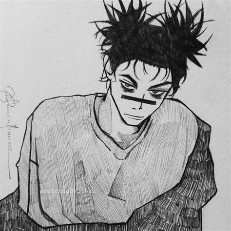 Choso Choso sketch jujutsu kaisen Choso Jujutsu kaisen fanart choso fanart pencil sketch ...