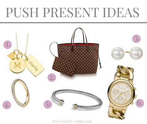 Marry Mint | Push gifts, Push presents, Gifts