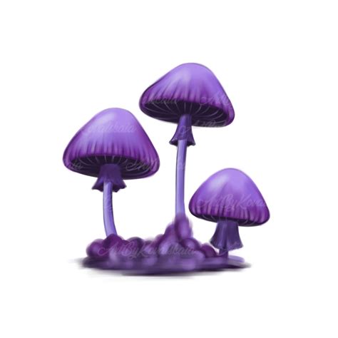 Mushrooms PNG, Mushrooms Clipart, Purple Mushrooms, Digital Download - Etsy