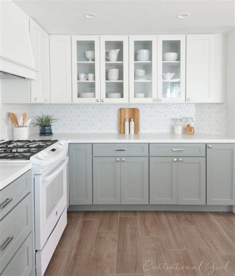 Timeless Kitchen Remodel: White and Gray Cabinets