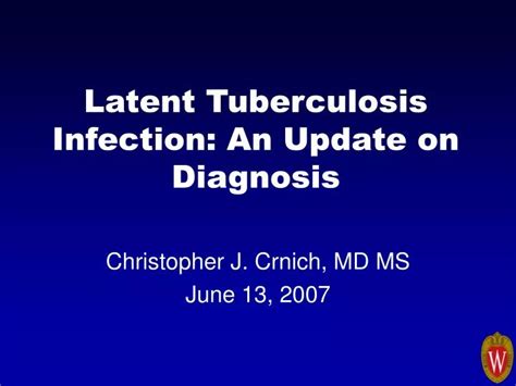 PPT - Latent Tuberculosis Infection: An Update on Diagnosis PowerPoint ...