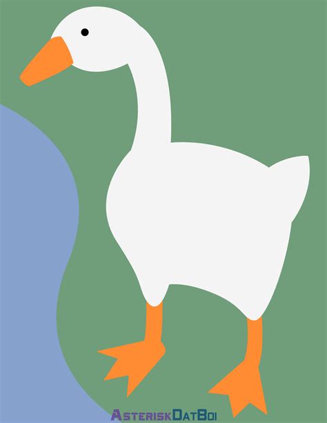 Goose (Untitled Goose Game) by AsteriskDatBoi on DeviantArt