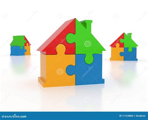 House Puzzle Royalty Free Stock Image - Image: 11124886