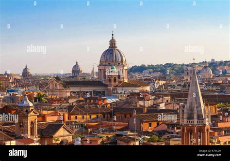 Rome, Italy - Aerial view of the city center Stock Photo - Alamy