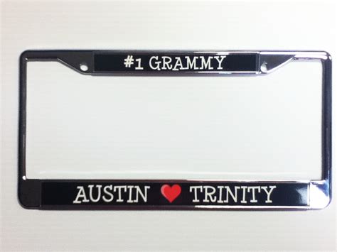 Custom Personalized License Plate Frames at Spectracolor Simi Valley