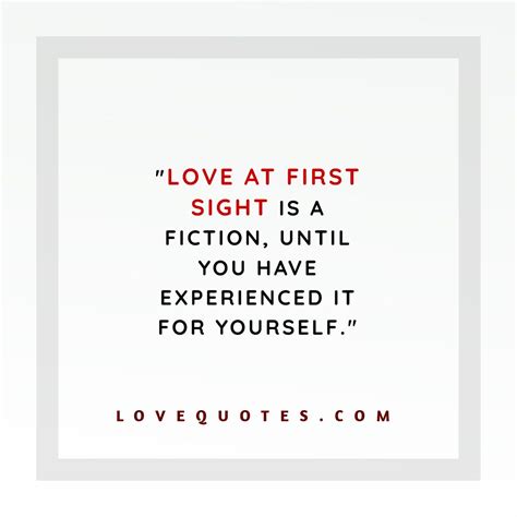 Love At First Sight - Love Quotes