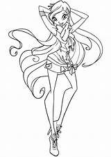 Amazing Winx Club Stella coloring Page  Download Print Or Color sketch template