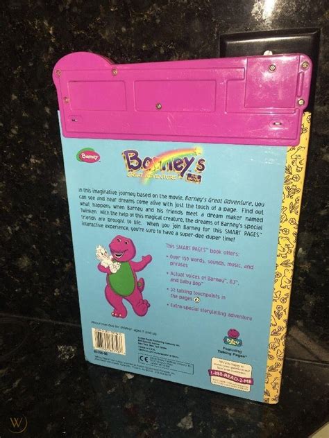 Golden Book Smart Pages Sound Barney Book Barney's Great Adventure The ...