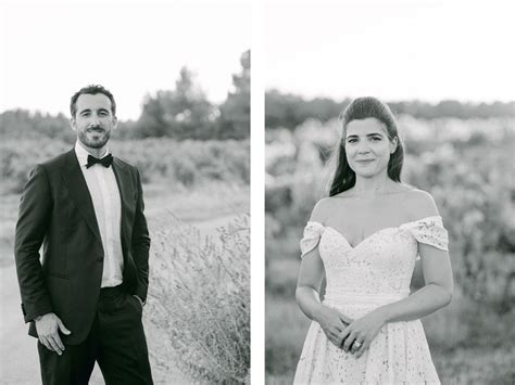 Lavender wedding in Provence with outdoor chandeliers