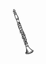 Playing Clarinet Coloring Page  Free Printable Pages For Kids sketch template