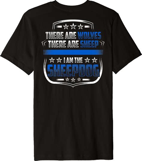 Amazon.com: I Am the Sheepdog Police Thin Blue Line Law Enforcement ...