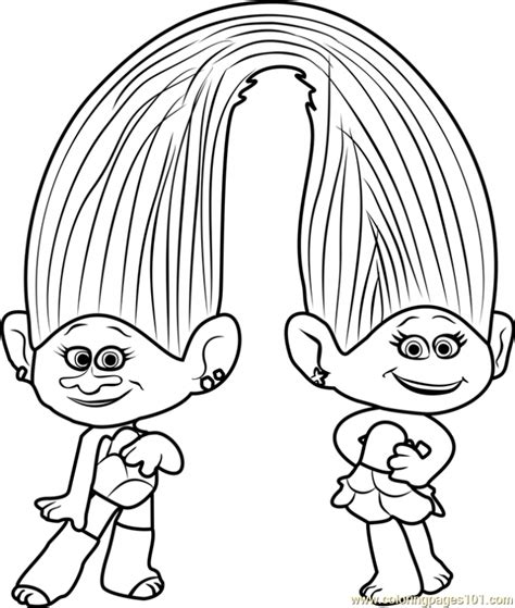 Trolls Coloring Pages | Free download on ClipArtMag