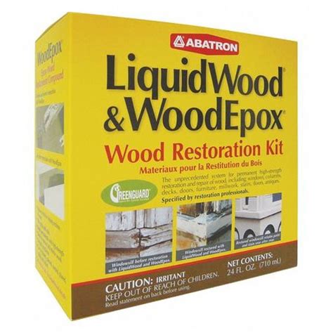 Abatron 24 Oz LiquidWood WoodEpox Epoxy Resin Glue Compound Wood Restoration Kit - Walmart.com ...