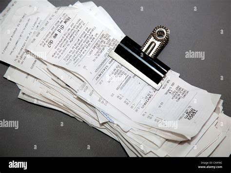 Paper till receipts in shops to be replaced by electronic receipts or emails, London Stock Photo ...