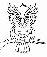 Owl Coloring Pages sketch template