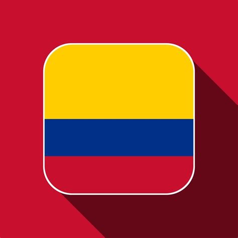 Colombia flag, official colors. Vector illustration. 11429381 Vector ...