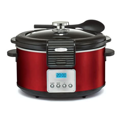 BELLA 5QT. PROGRAMMABLE SLOW COOKER INSTRUCTION MANUAL Pdf Download | ManualsLib