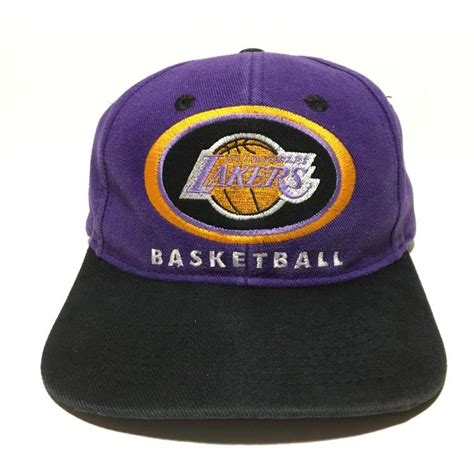 Vintage Los Angeles Lakers Snapback Hat | SOLD | Basketball Hats | SidelineSwap