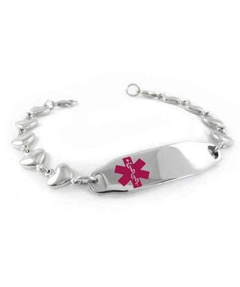 MyIDDr - Pre-Engraved & Customized Ladies Epilepsy Medical ID Bracelet ...