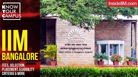 IIM Bangalore: Campus, Eligibility & Selection Criteria, Placement ...